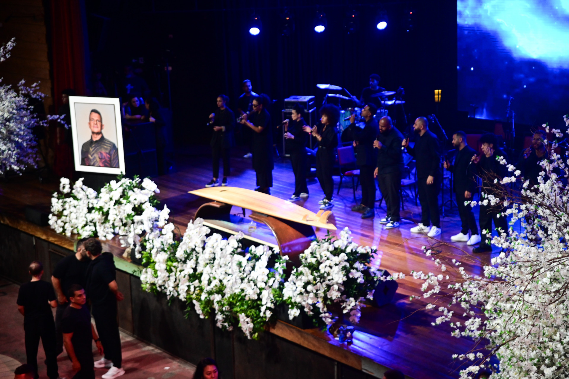 Velório do Apóstolo Rina, fundador da Igreja Bola de Neve - Leo Franco/ Agnews 