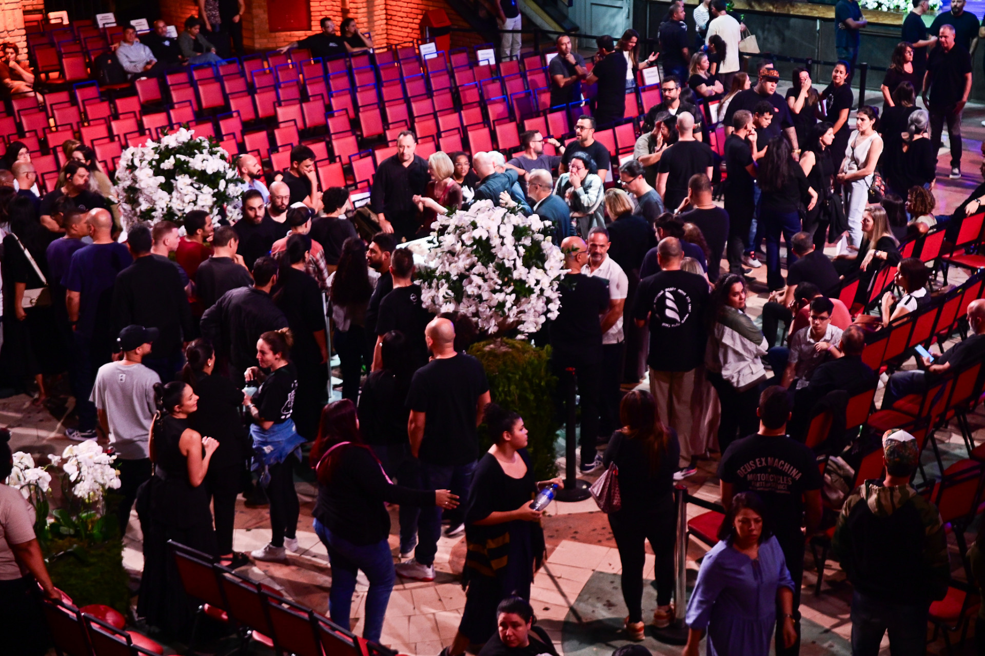 Velório do Apóstolo Rina, fundador da Igreja Bola de Neve - Leo Franco/ Agnews 