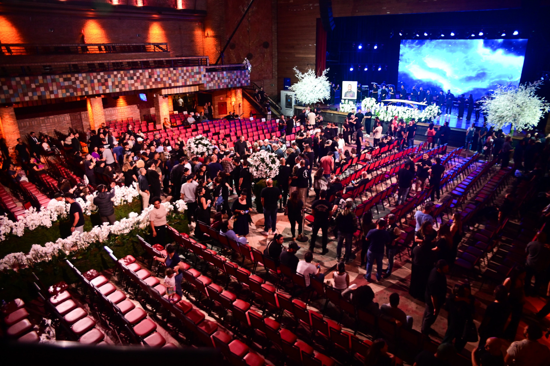 Velório do Apóstolo Rina, fundador da Igreja Bola de Neve - Leo Franco/ Agnews 
