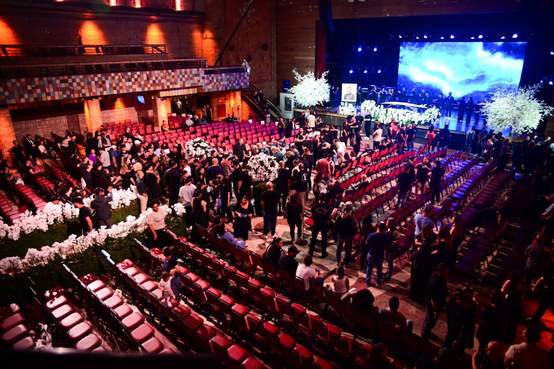 Velório do Apóstolo Rina, fundador da Igreja Bola de Neve - Leo Franco/ Agnews 