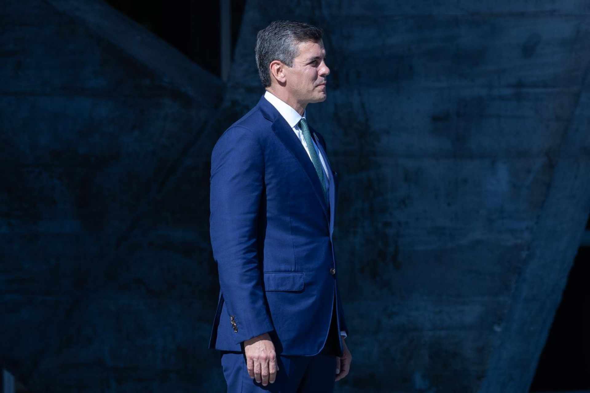 Santiago Peña, presidente do Paraguai, já está no MAM para segundo dia de G20 - Renan Areias / Agência O Dia