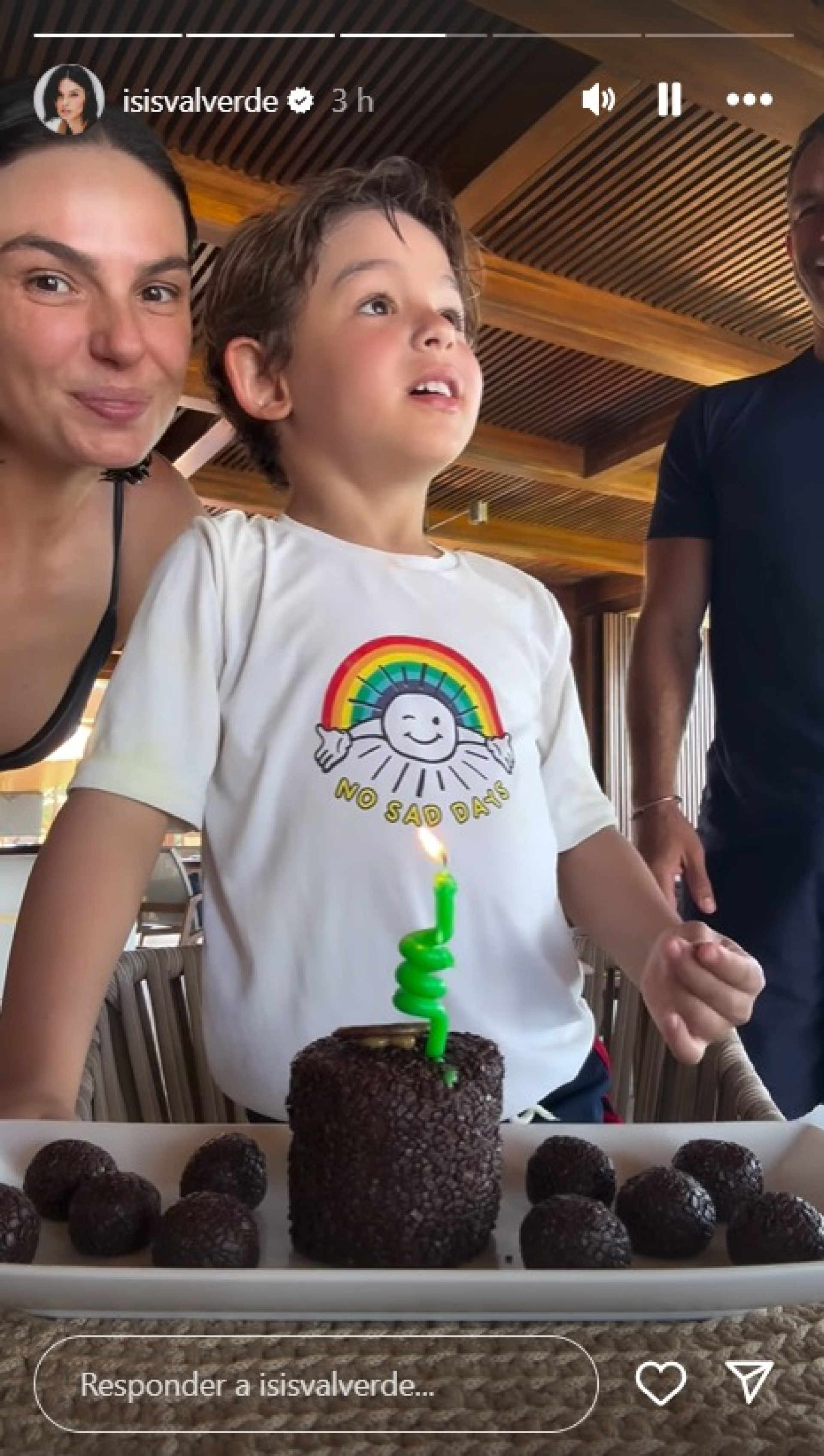 Isis Valverde via stories - Reprodução Instagram