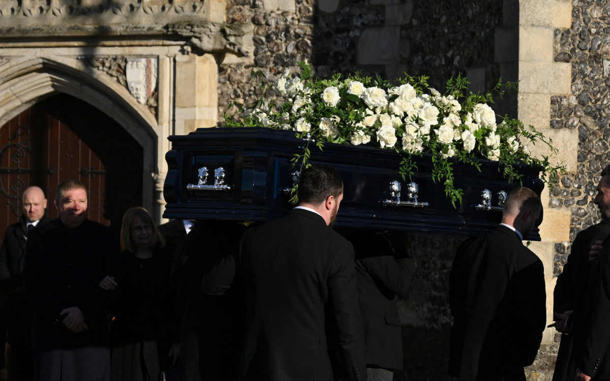 Funeral do cantor Liam Payne aconteceu nesta quarta, na Inglaterra - AFP