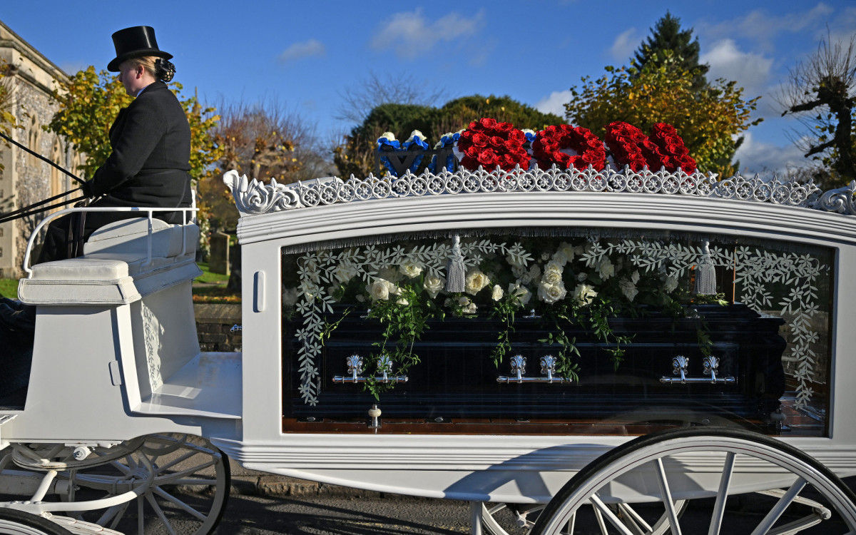 Funeral do cantor Liam Payne aconteceu nesta quarta, na Inglaterra - AFP