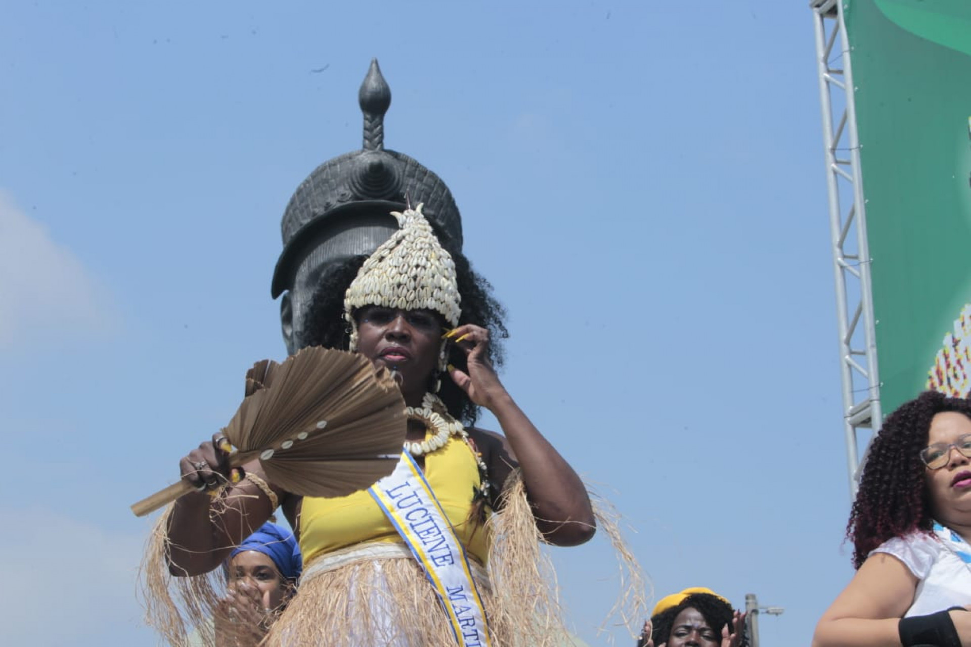 Apresentação do grupo Filhas de Gandhi durante a celebração do Dia da Consciência Negra - Reginaldo Pimenta/Agência O Dia