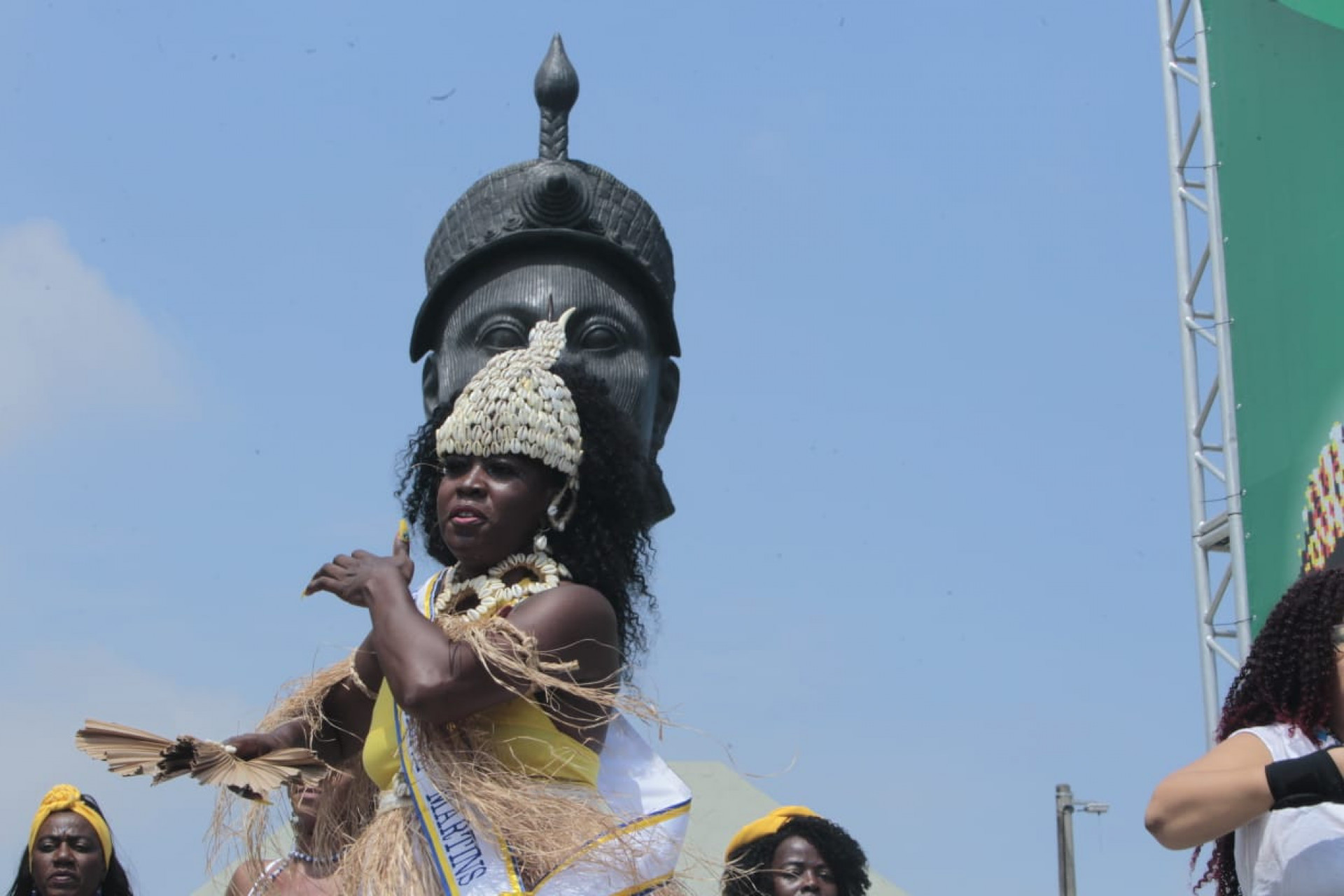 Apresentação do grupo Filhas de Gandhi durante a celebração do Dia da Consciência Negra - Reginaldo Pimenta/Agência O Dia