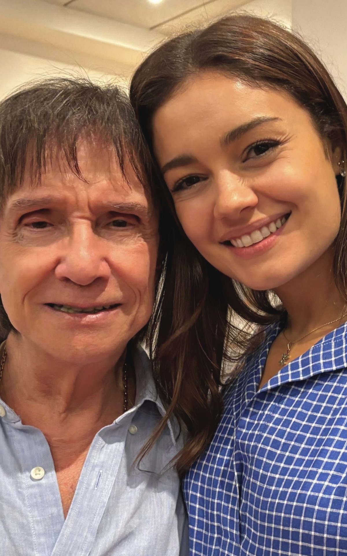 Roberto Carlos e Sophie Charlotte 