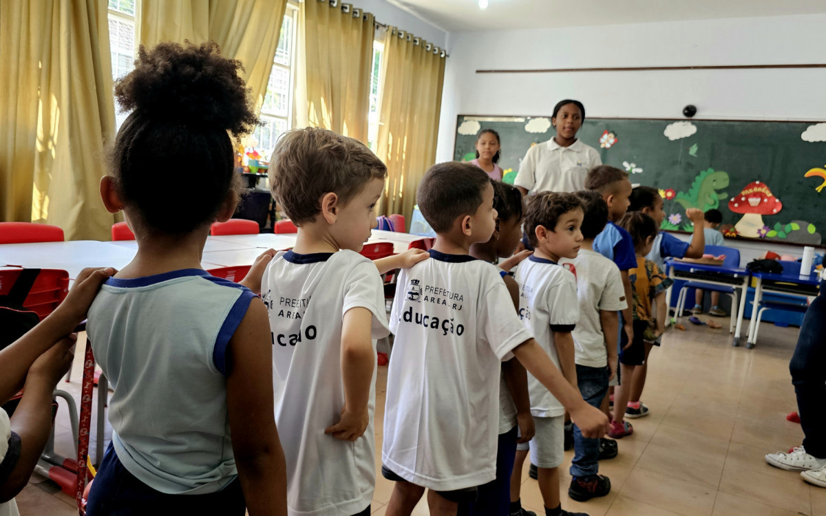 Treinamento realizado nas escolas