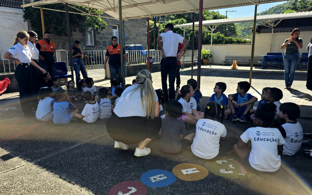 Treinamento realizado nas escolas