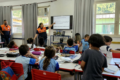 Defesa Civil de Areal realiza treinamento e simulado de escape nas escolas municipais