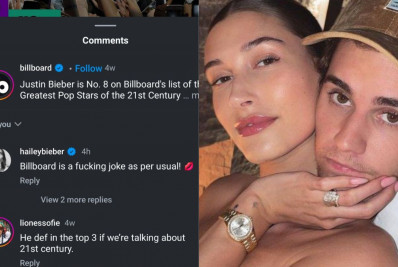 Hailey Bieber xinga Billboard por classificação de Justin Bieber em lista de maiores estrelas do pop