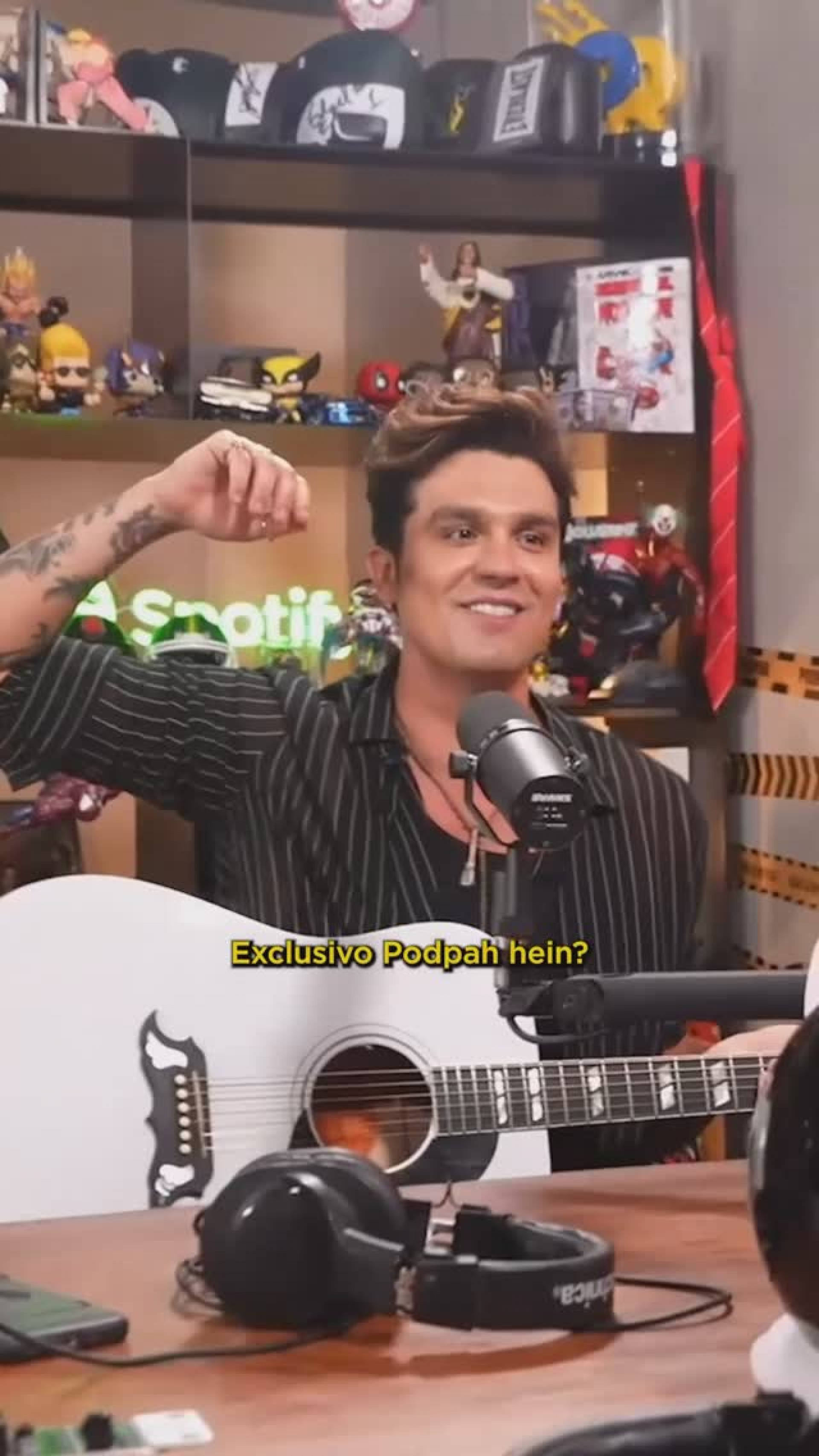 Luan Santana no PodPah

 - Reprodução/Instagram