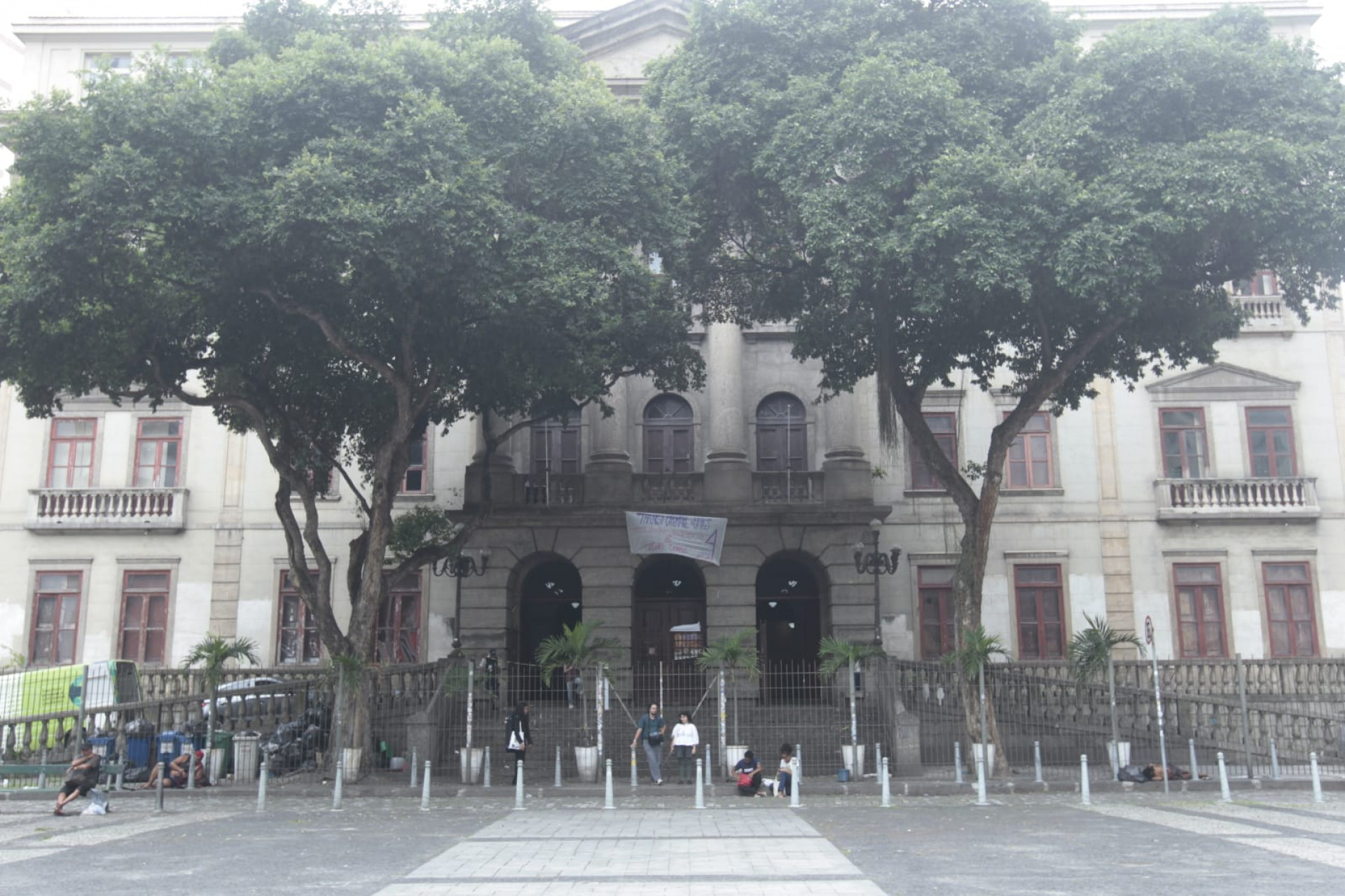 Restaurante Universitário do IFCS e IH, que serve 1,2 mil refeições, também ficou fechado nesta quinta-feira - Reginaldo Pimenta/Agência O Dia