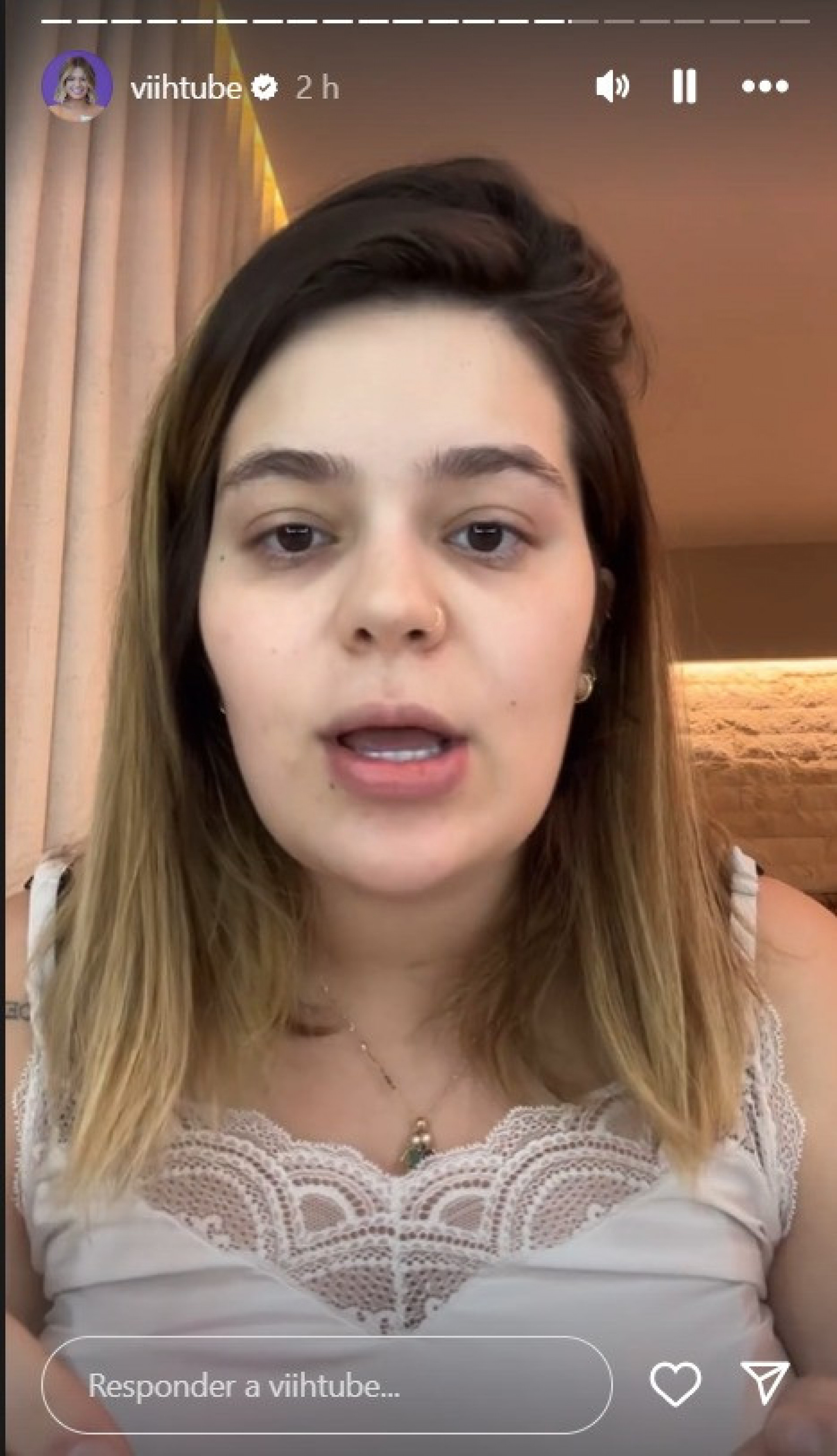 Viih Tube via stories - Reprodu&ccedil;&atilde;o Instagram