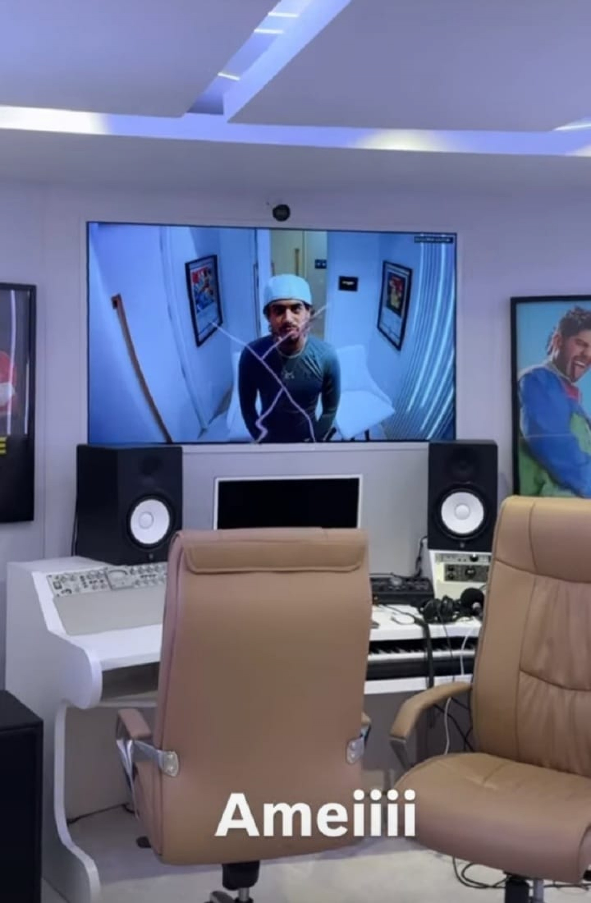 Virginia mostrou detalhes do novo estúdio de Zé Felipe - Reprodução/Instagram