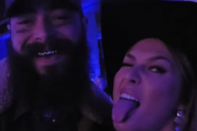 Lívia Andrade mostra encontro com Post Malone