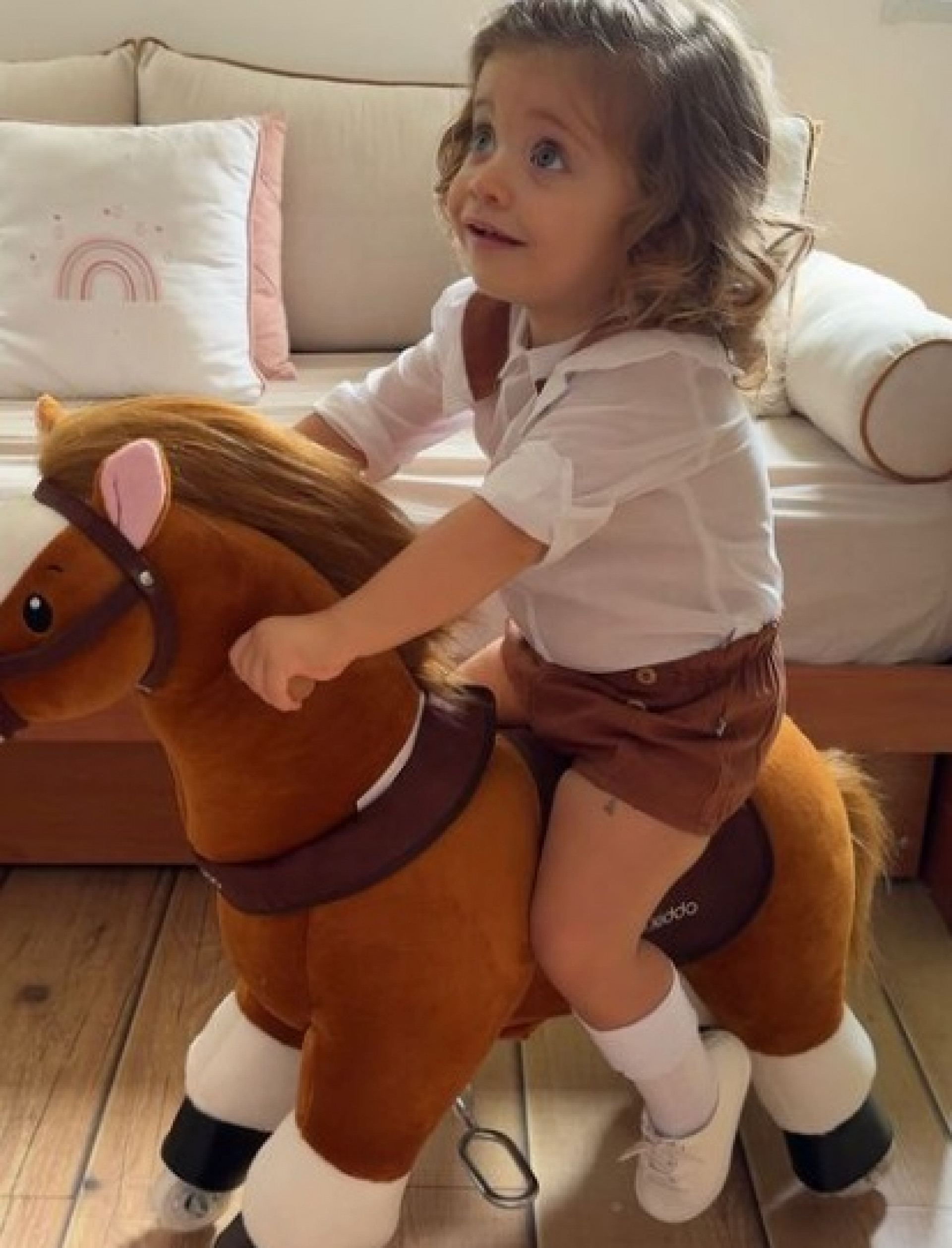 Aurora, filha de Cintia Dicker e Pedro Scooby  - Reprodução/Instagram