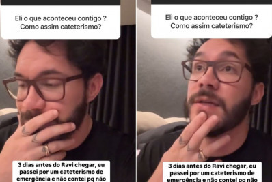 Eliezer revela que passou por cateterismo de emergência três dias antes de Viih Tube dar à luz