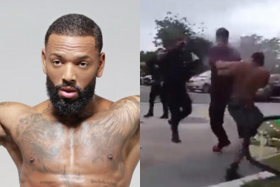 Vídeo: Nego do Borel troca socos durante briga na rua e acaba na delegacia