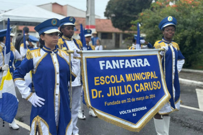 Escola municipal de Volta Redonda conquista título nacional de fanfarra juvenil