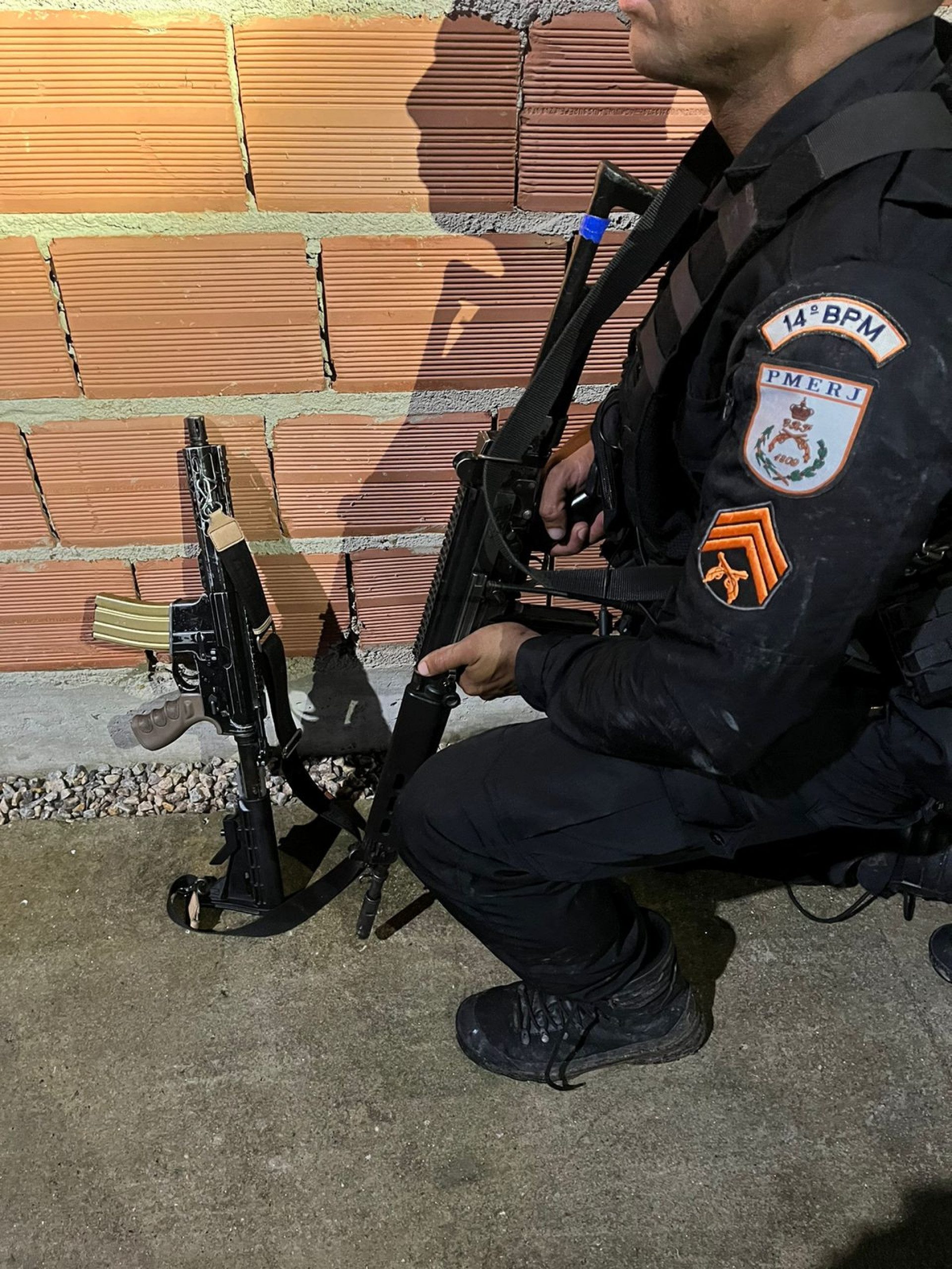 Na ação em Bangu, apenas um fuzil foi apreendido