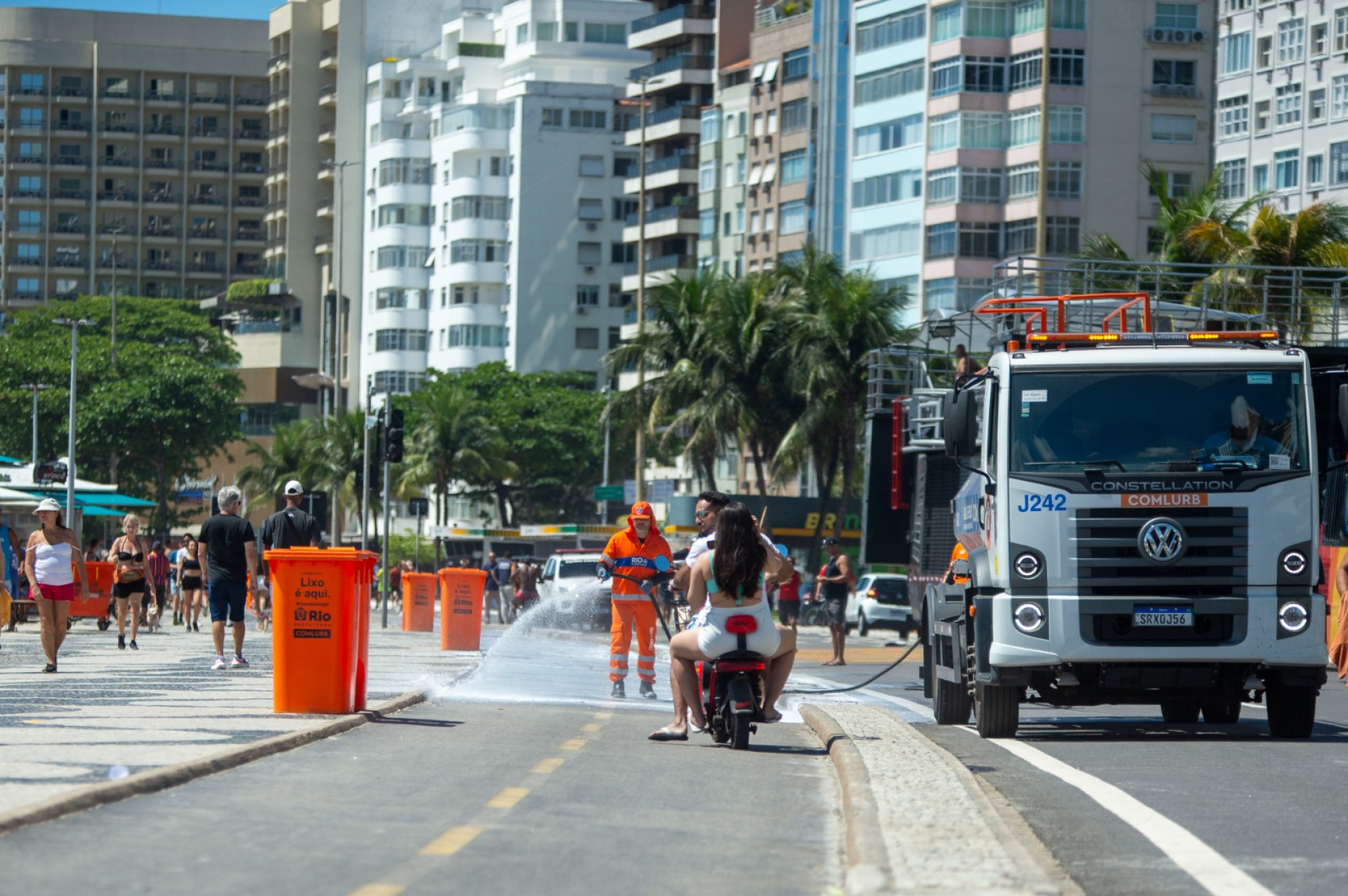 Temperaturas na cidade poderão chegar a quase 40°C ao longo da semana - Armando Paiva / Agência O Dia