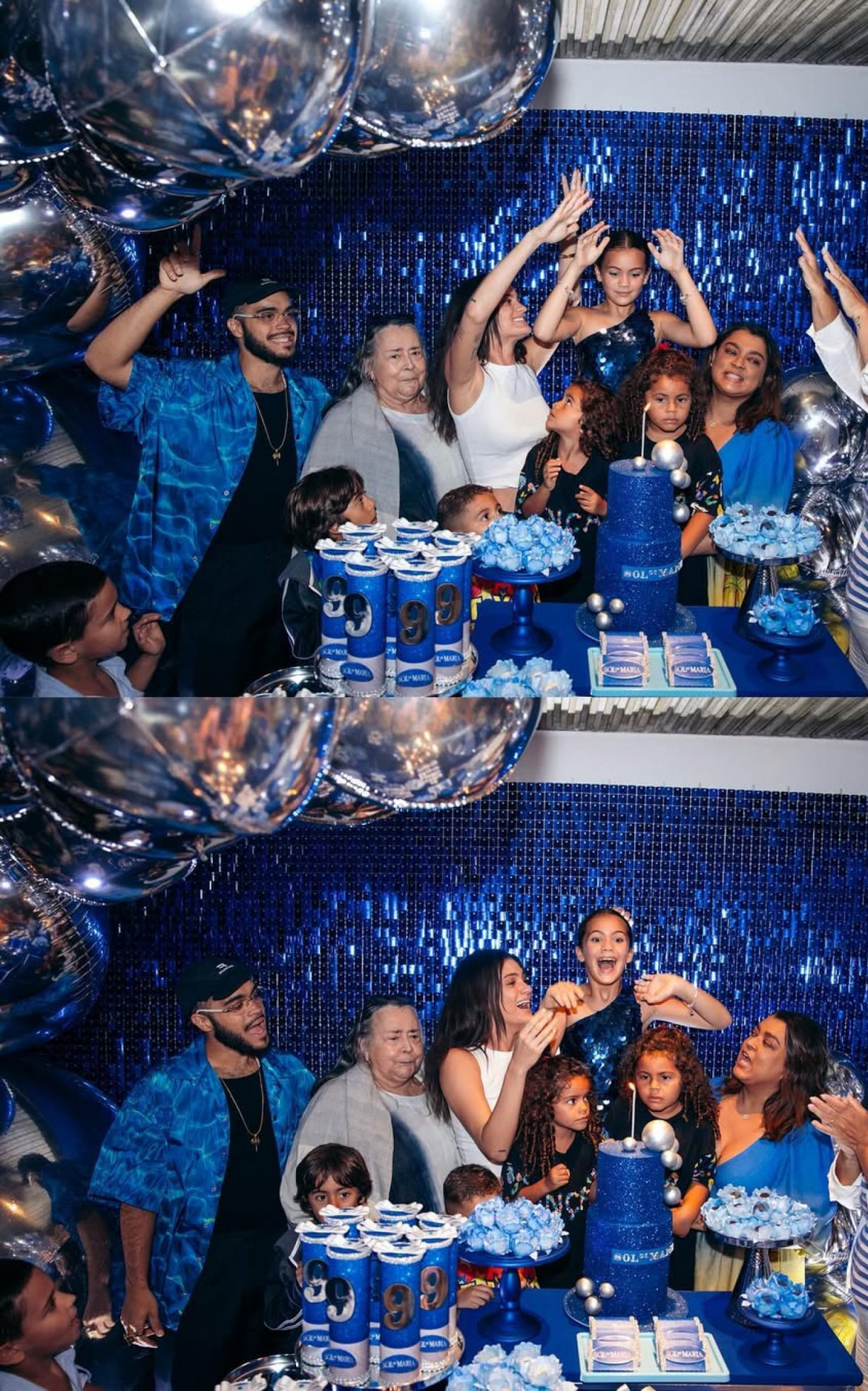 Sol de Maria, neta de Preta Gil, completa 9 anos - Reprodução/Instagram