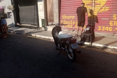 Moto sem identificação conduzida por adolescente é apreendida em Volta Redonda