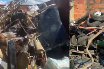 Ação conjunta da Polícia Civil e PM localiza dois pontos de desmanche de carros roubados em Belford Roxo