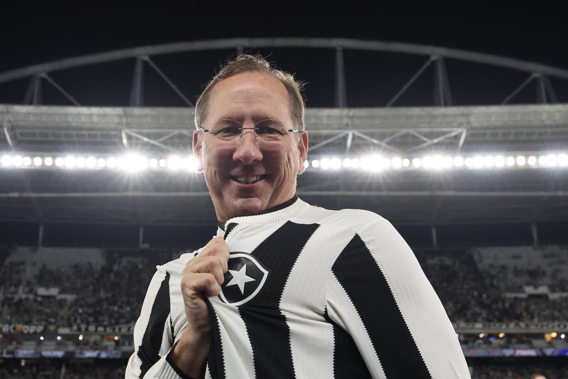 John Textor em jogo do Botafogo - Vitor Silva / Botafogo