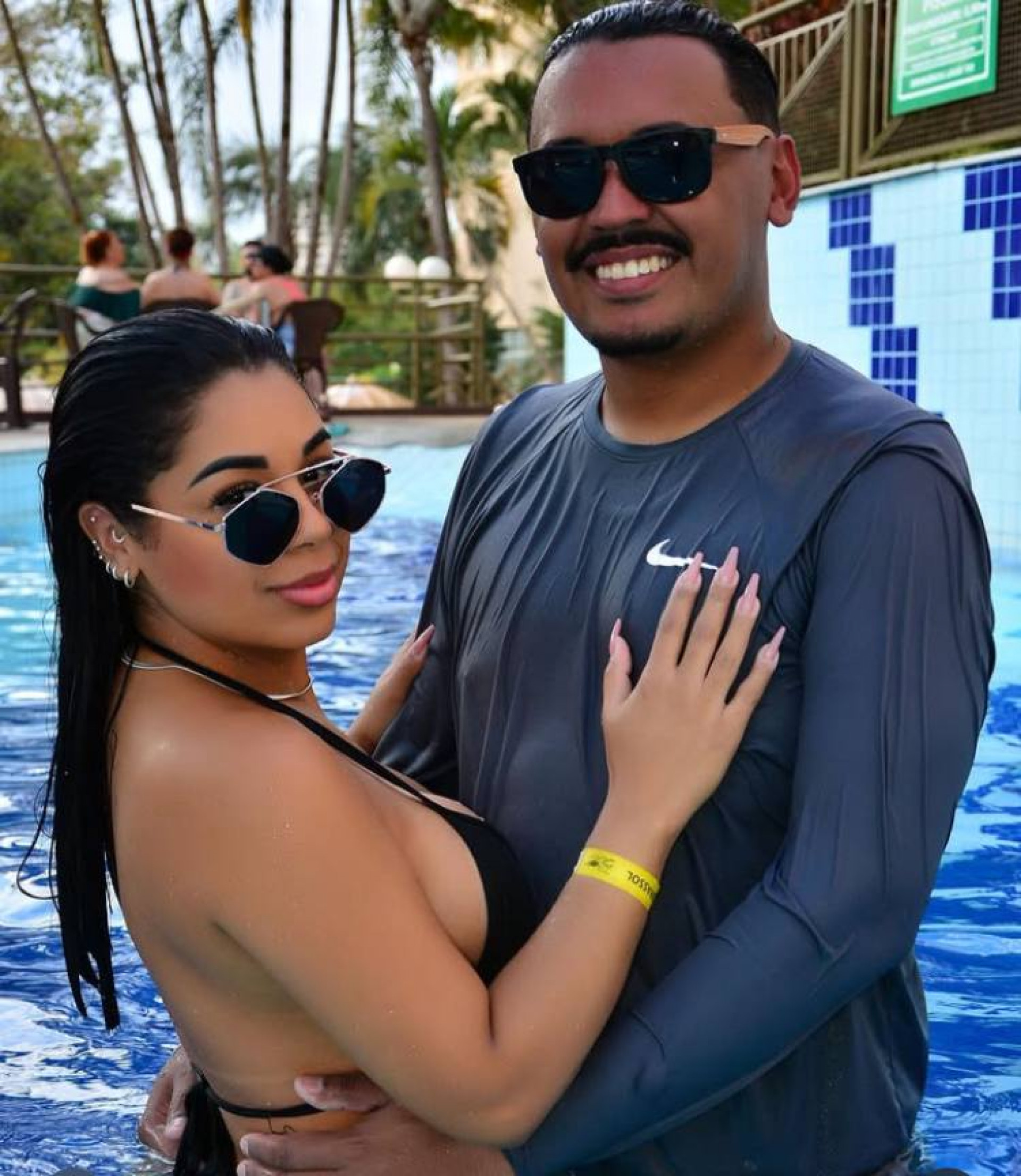 Wallison e Jennifer comemoraram o último aniversário de casamento no dia 20 de abril de 2024 - Reprodução/redes sociais