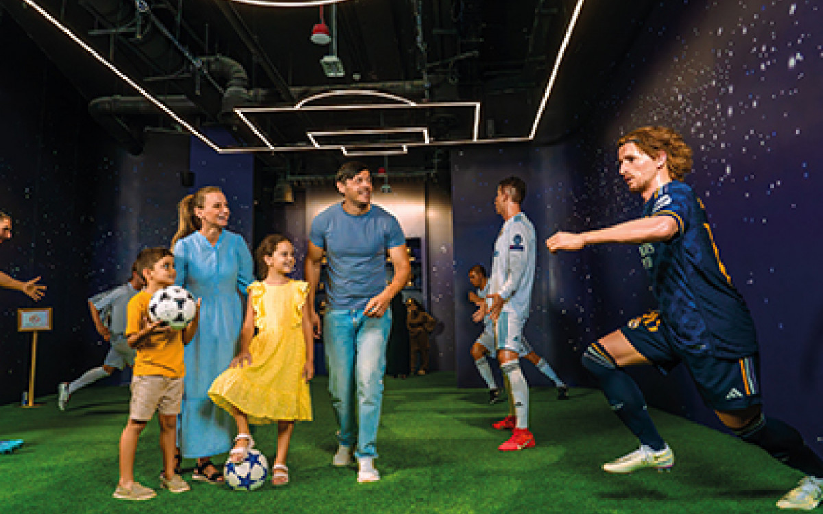 O parque de diversões temático do Real Madrid tem 18 atrações divididas em três áreas