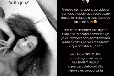 Cantora Ananda, vítima de ataques racistas de Minerato, diz que tirou dia para 'digerir' tudo