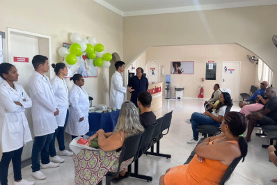 Policlínica do bairro XV de Novembro recebe palestra sobre prevenção à diabetes