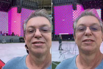 Vídeo! Boninho mostra palco do especial de fim de ano de Roberto Carlos: 'Led fantástico'