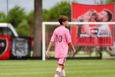 Filhos de Messi e Suárez jogam torneio na Argentina pelo Inter Miami