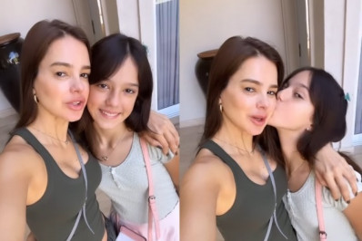 Vera Viel ganha companhia da filha em sessão de radioterapia