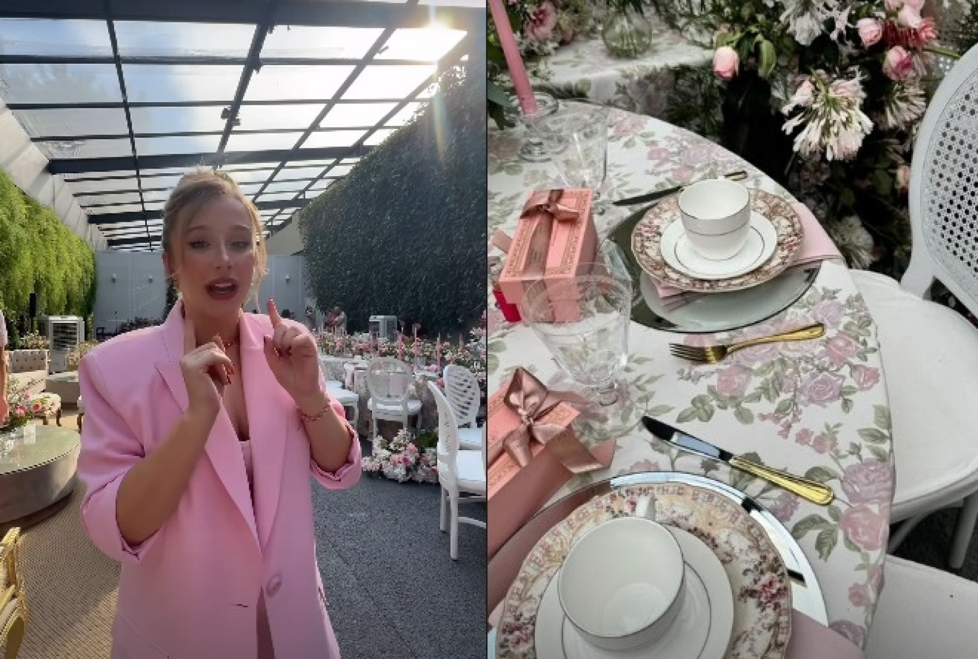 Influenciadora fez chá luxuoso antes da chegada da filha  - Reprodução/Instagram