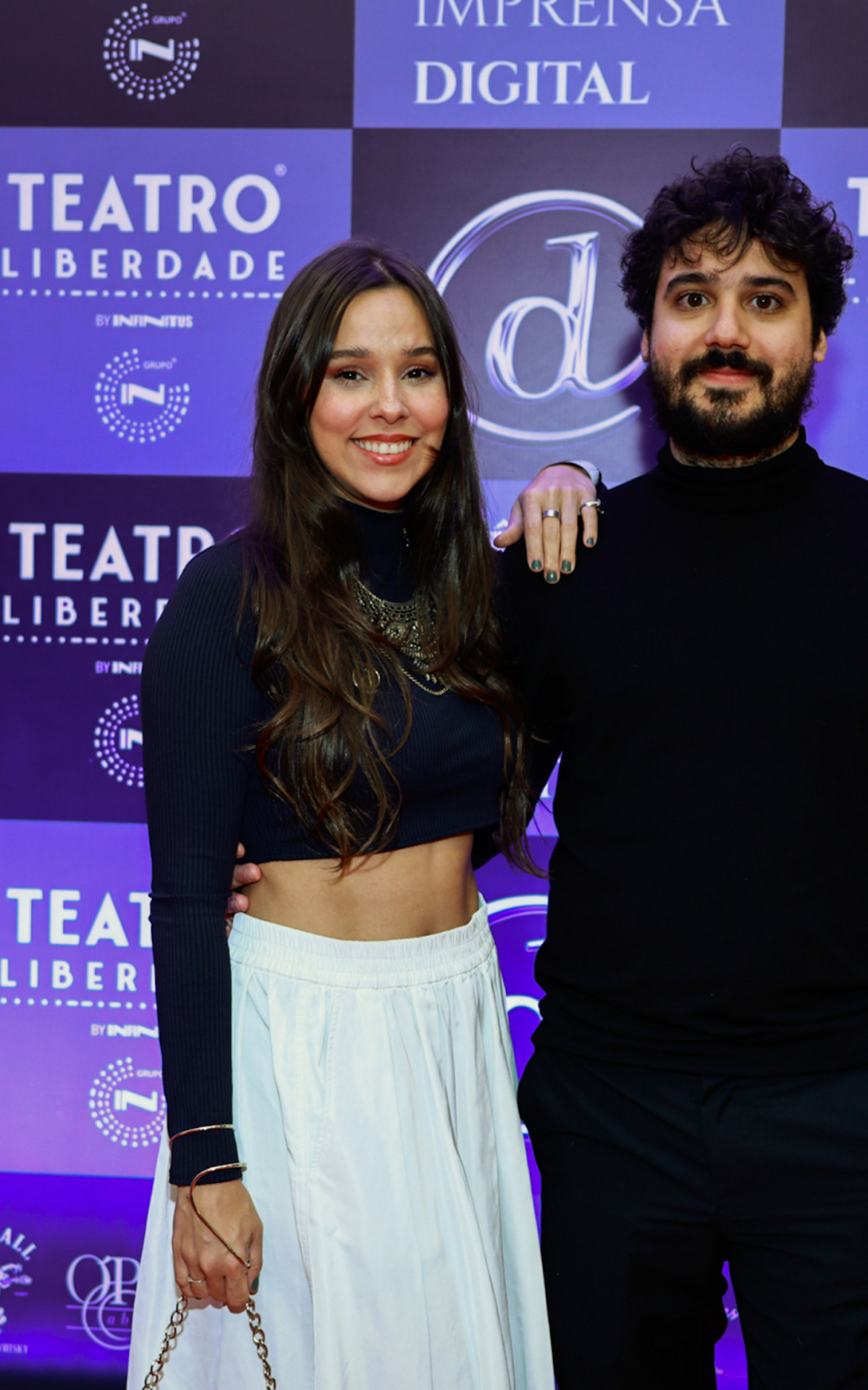 Thati Lopes e George Sauma
