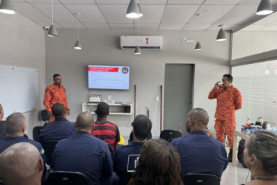 Palestra técnica sobre combate a incêndios florestais em Mesquita