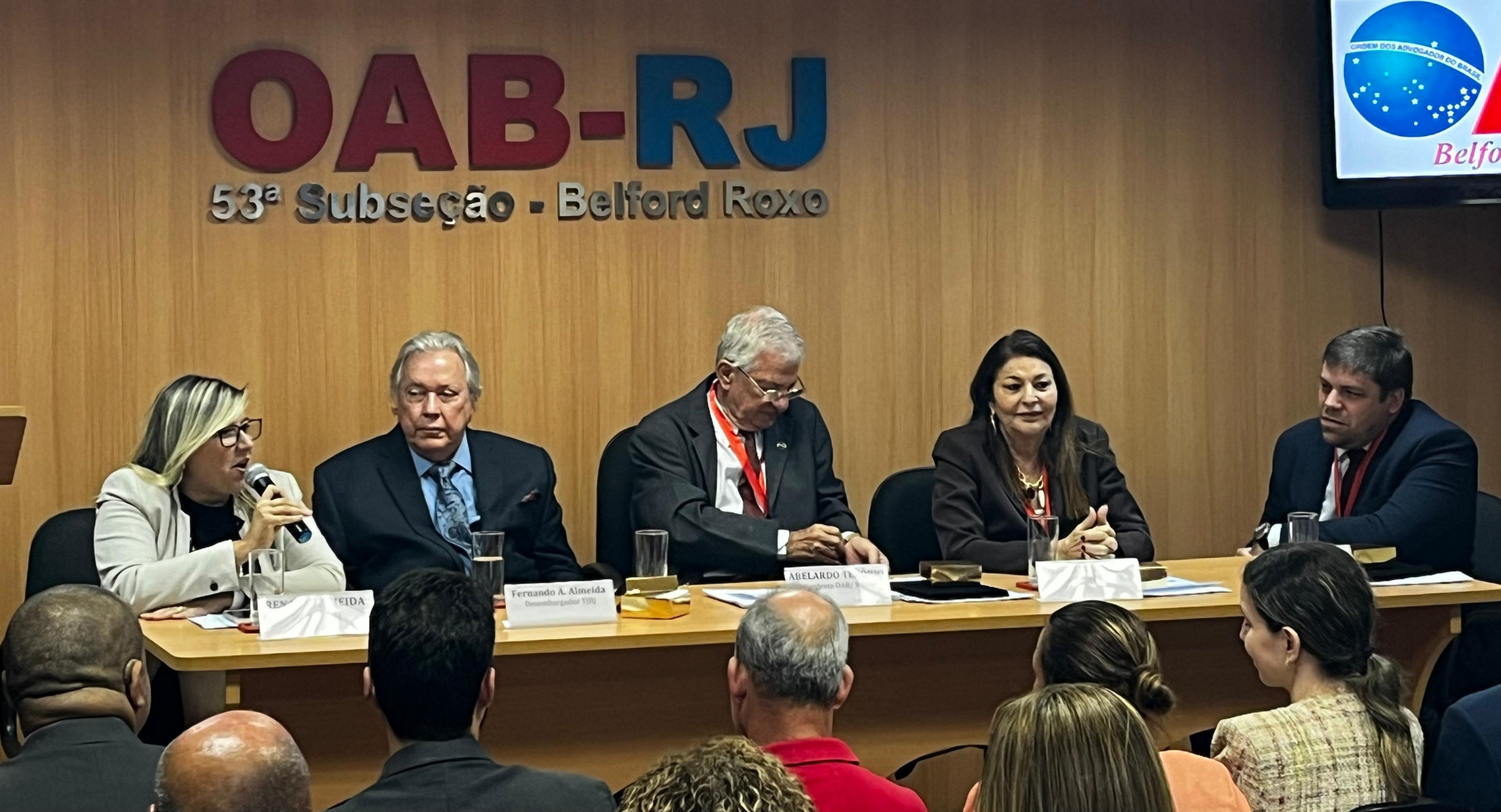 Renata Almeida também destacou características profissionais comuns aos colegas de profissão - Renan Marques/PMBR