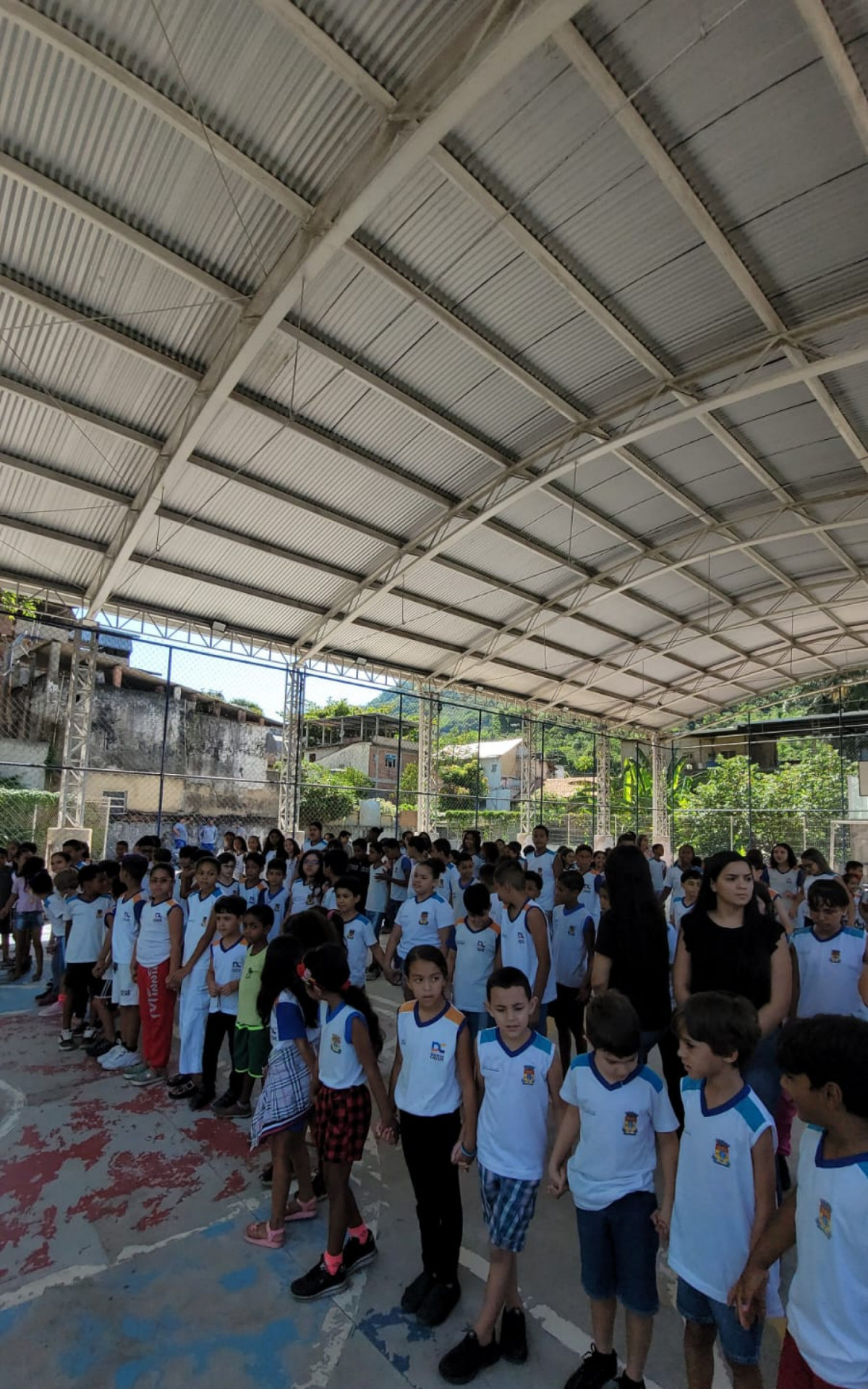 Simulado de desocupa&ccedil;&atilde;o mobiliza escola em Xer&eacute;m - Divulga&ccedil;&atilde;o