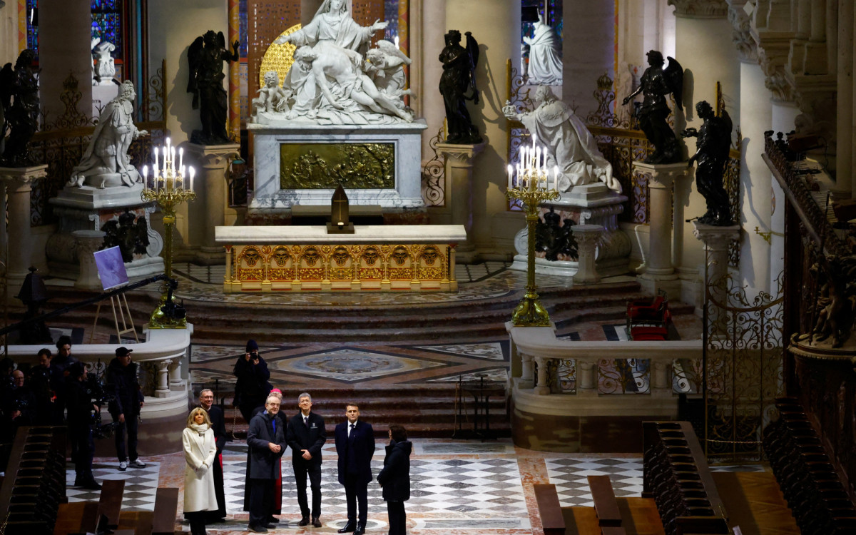 Catedral de Notre Dame foi reformada ap&oacute;s inc&ecirc;ndio - Reprodu&ccedil;&atilde;o / Sarah Meyssonnier / POOL / AFP
