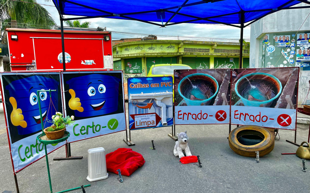 O IEC participou do evento com uma tenda interativa sobre os cuidados necessários de prevenção