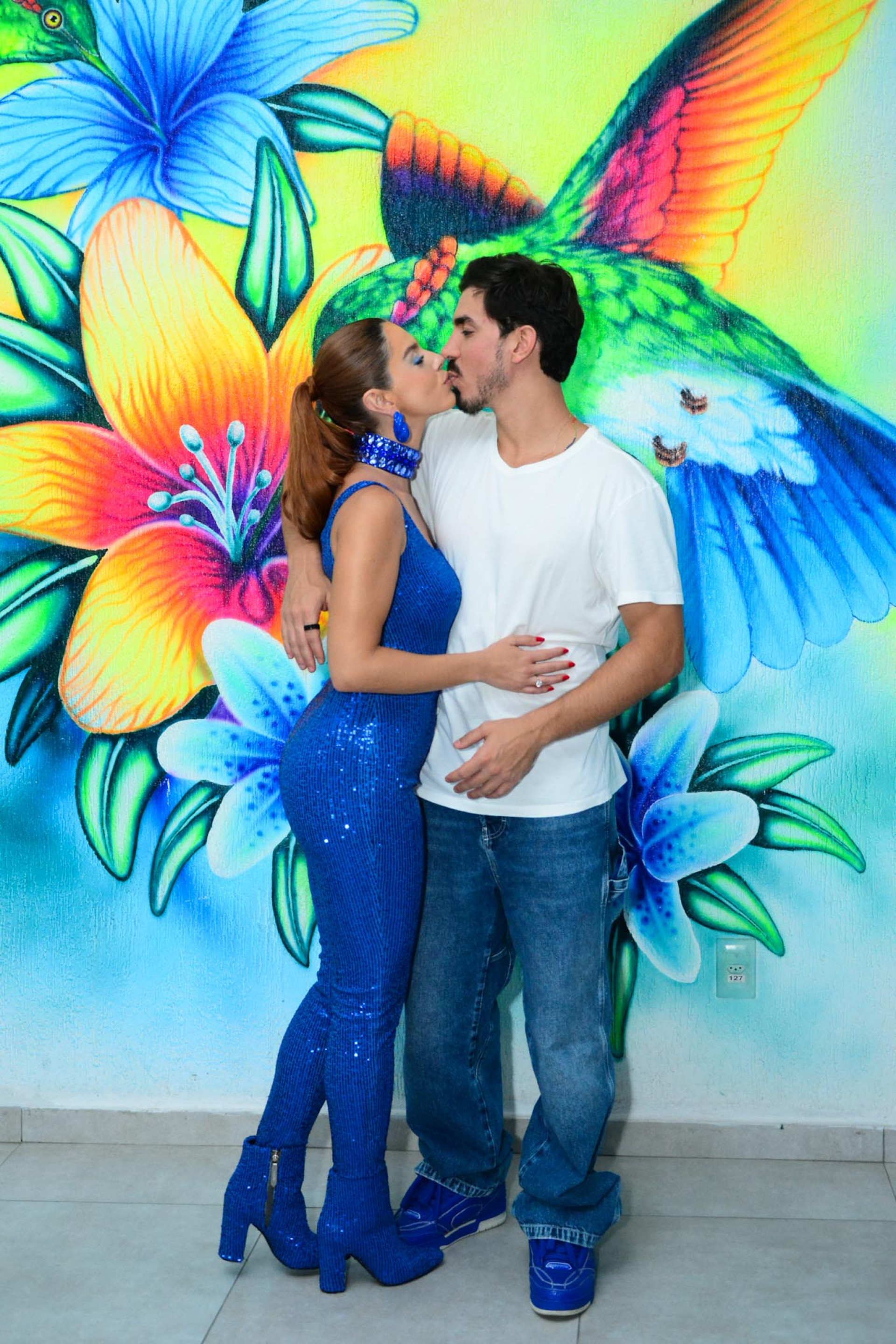 Giovanna Lancellotti e o noivo, Gabriel David - Webert Belicio/ Agnews