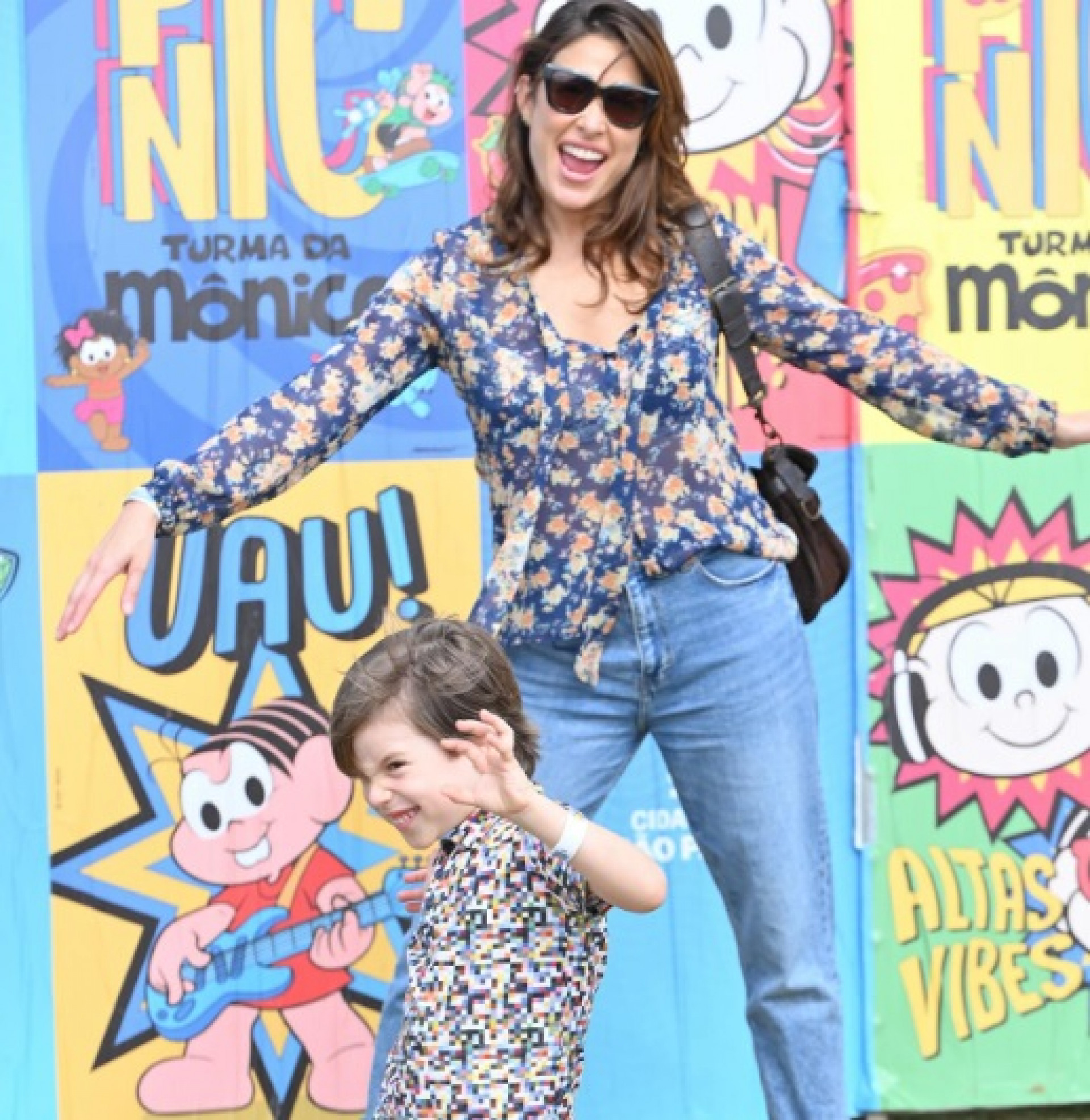 Giselle Itié com o filho Pedro, de 4 anos  - Reprodução/Instagram 