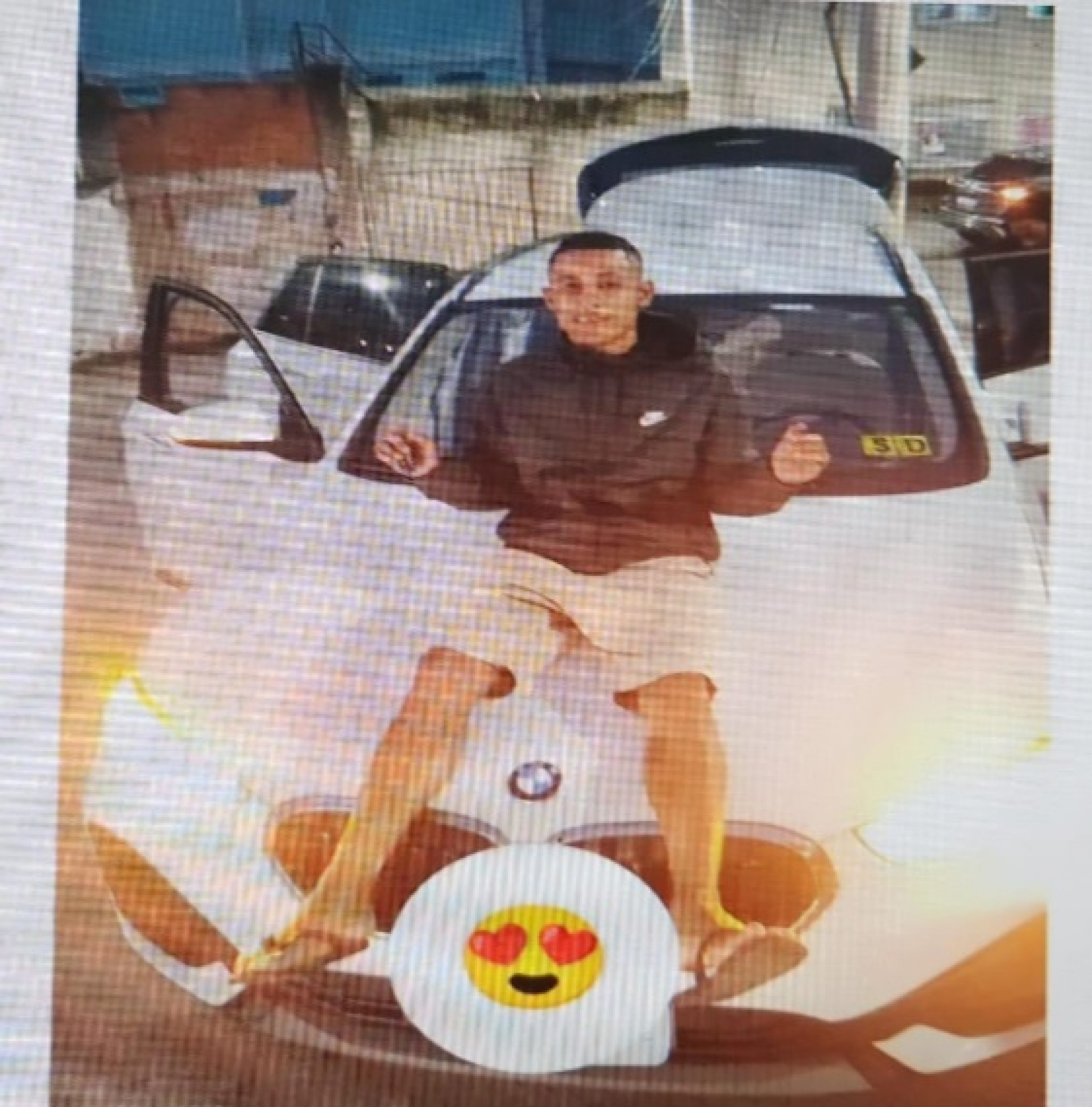 Djorkaeff Rocha da Silva, 22, publicou foto com BMW roubado em 25 de agosto, no Rocha