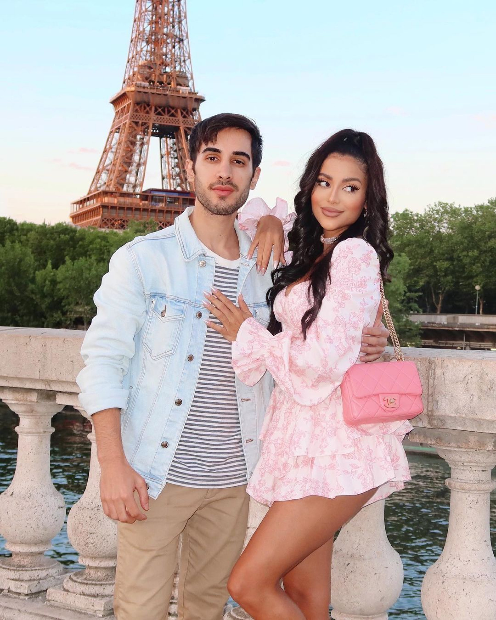 Diogo Melim e a noiva, Nanda Caroll - Reprodução / Instagram 