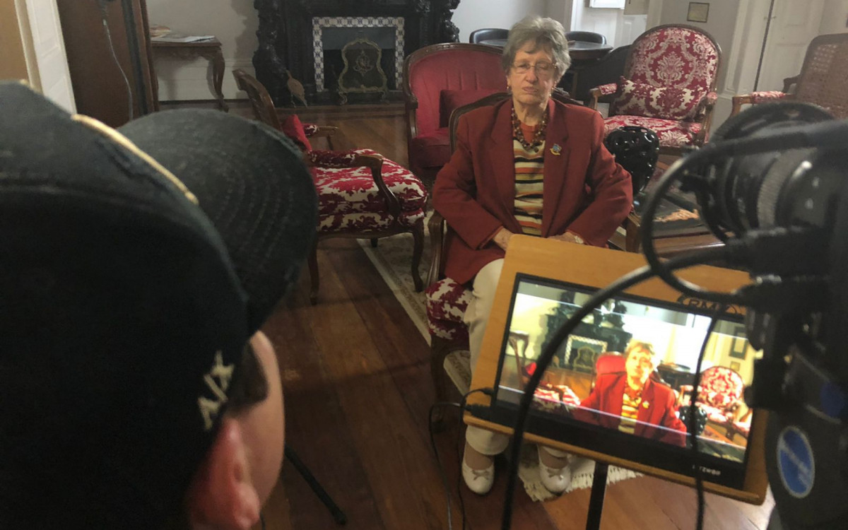 Gravação da série em Petrópolis