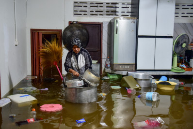 Inundações deixam pelo menos nove mortos na Tailândia